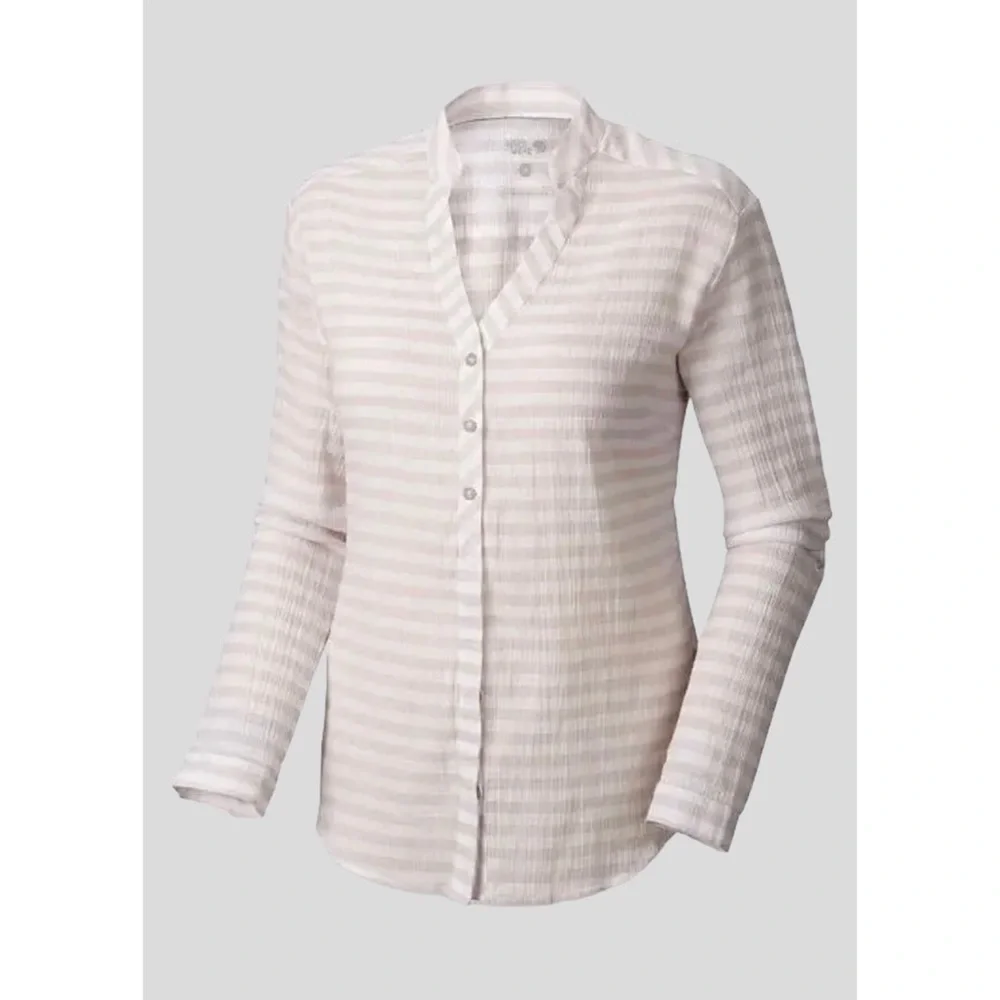 NWT Mountain Hardwear Daralake Cotton Gauze Button Down Shirt - Picture 1 of 16